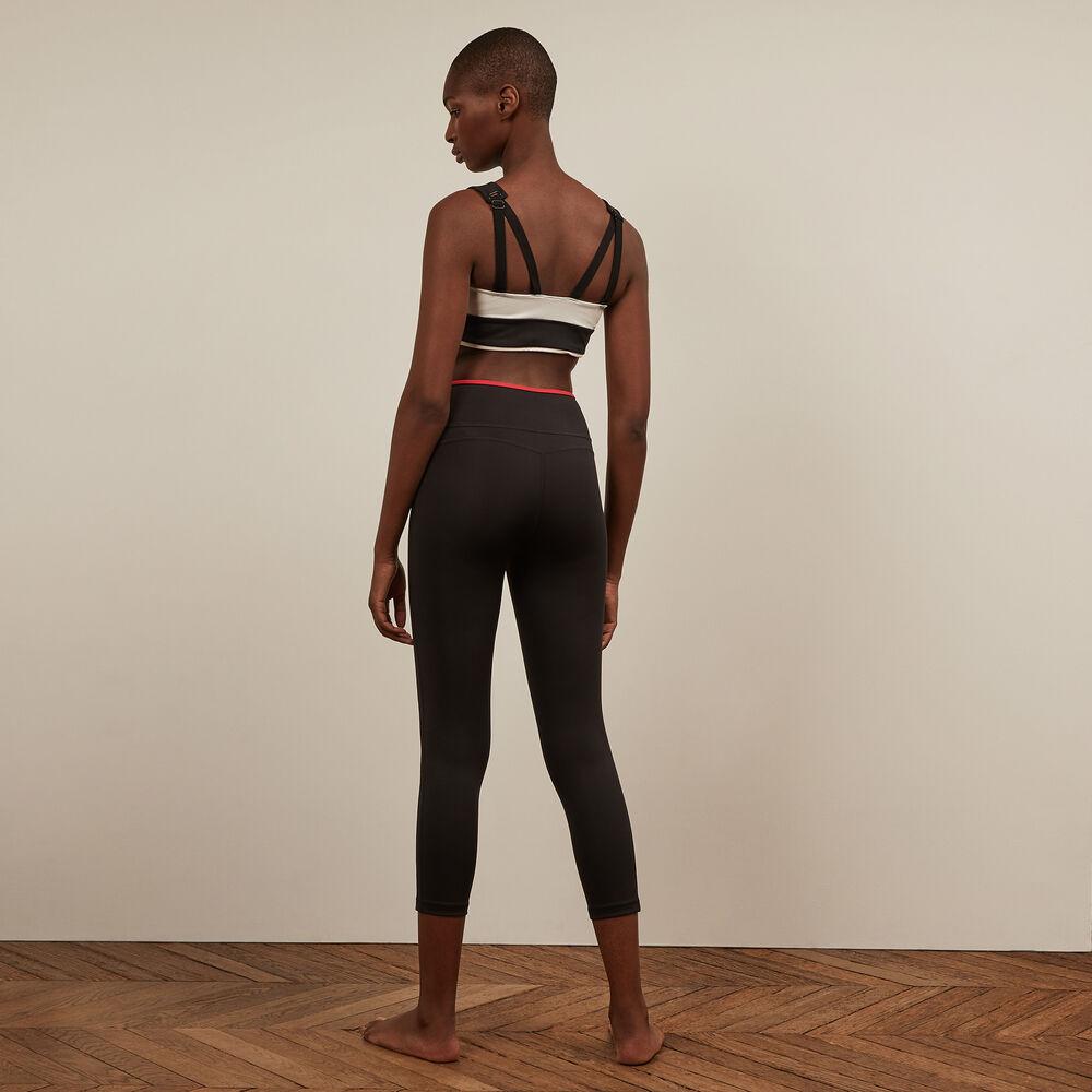 Leggings deportivos con cremallera - negros negro.