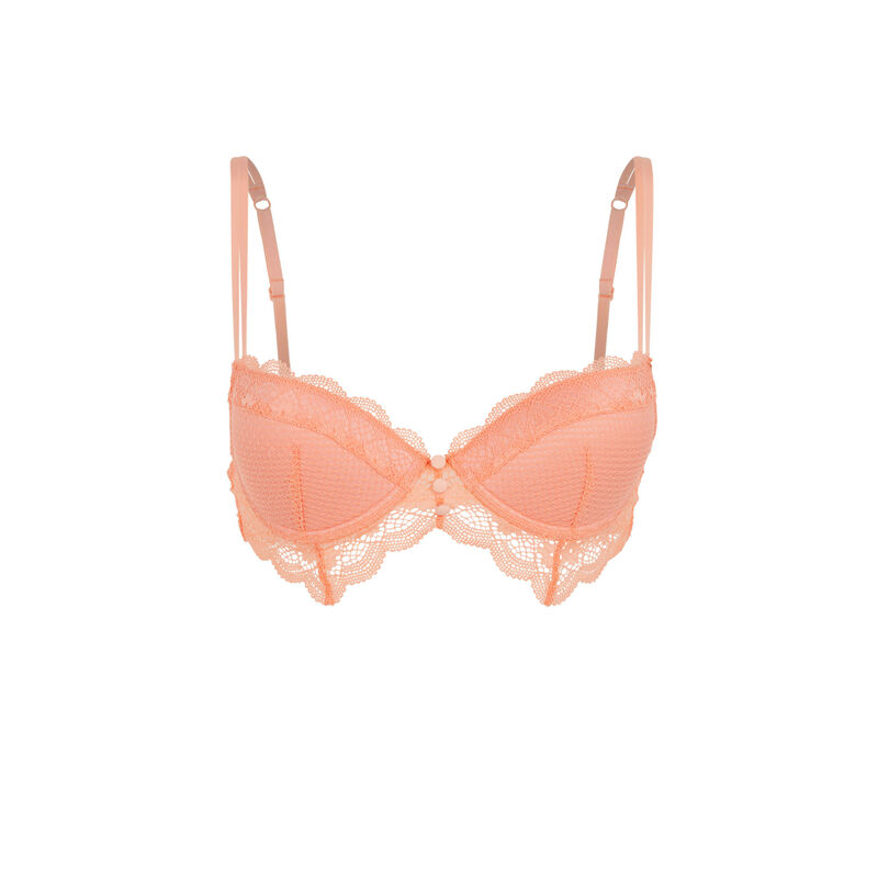 Sujetador push-up de encaje - rosa claro Sujetador push-up de encaje - rosa claro;