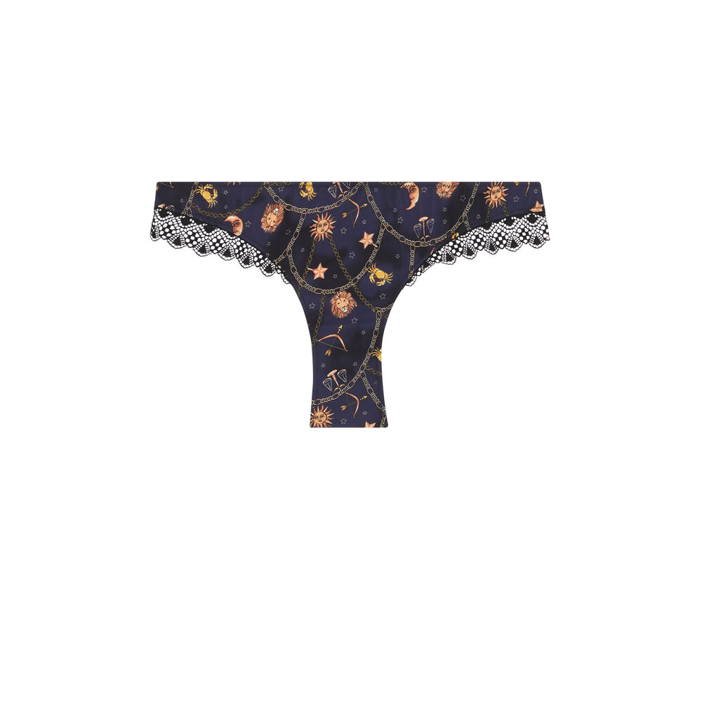 Braguita con estampado astro - negra negro.