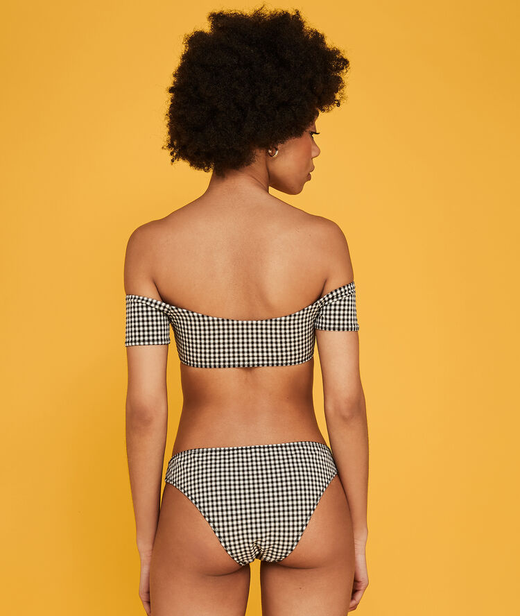 Top de bikini con hombros descubiertos victoriz noir.
