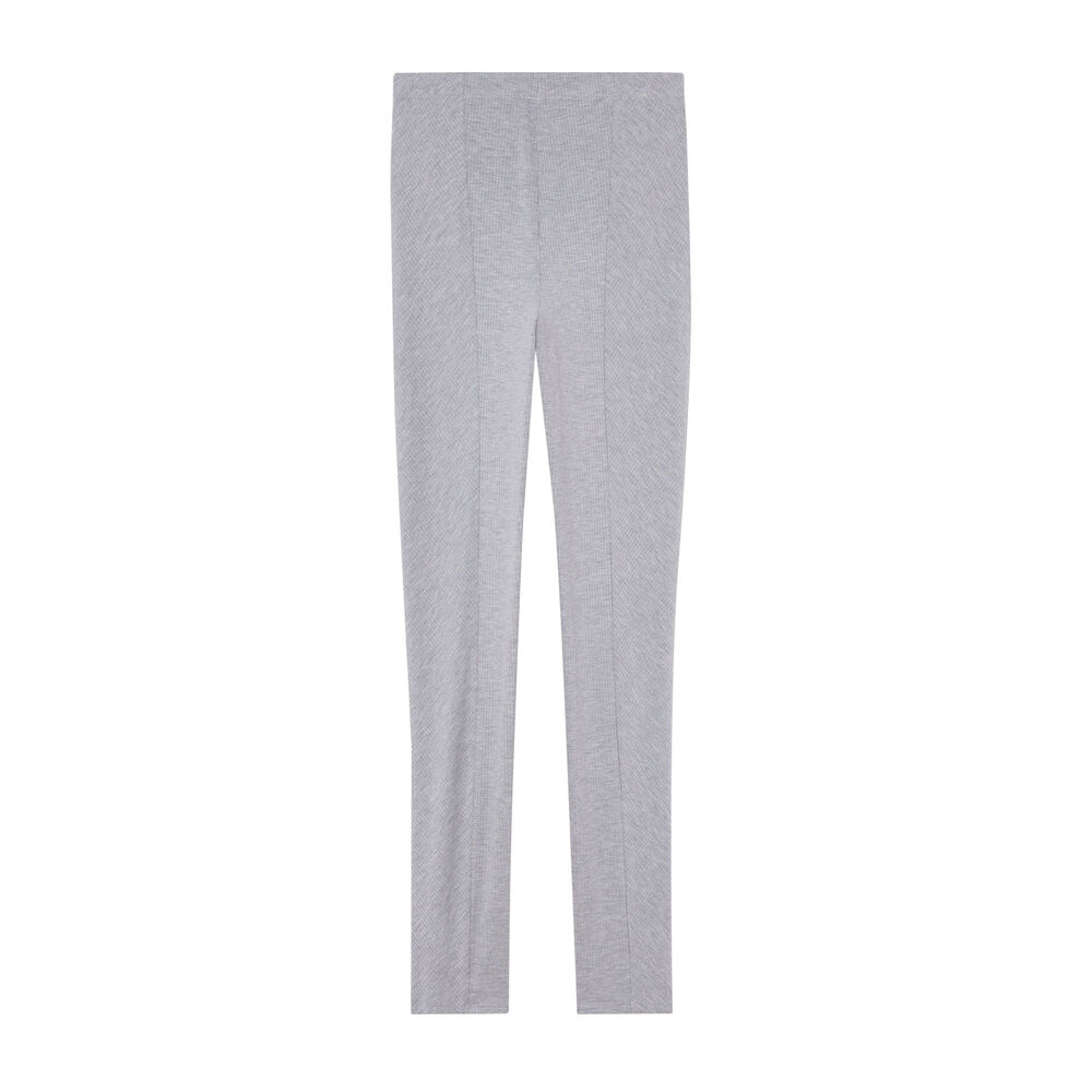 Leggings cómodos con mensaje 100 % love - gris claro gris.