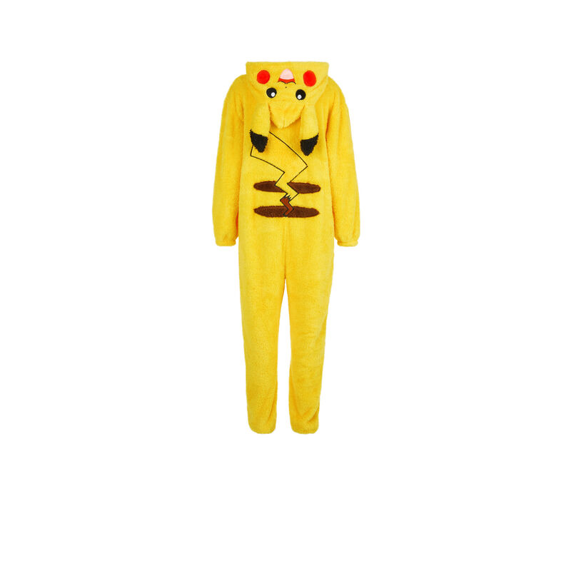 Mono polar con estampado pikachu pikatiz amarillo.