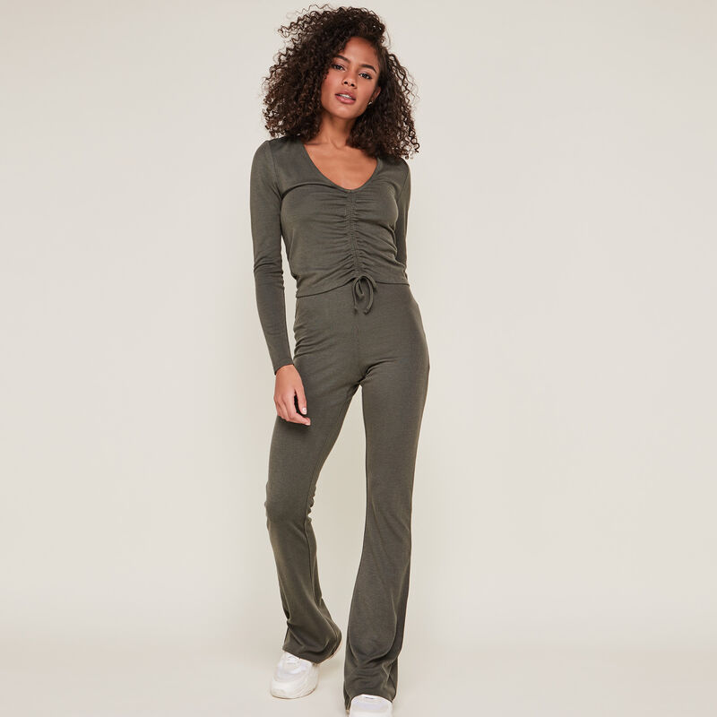 Pantalón ancho de punto liso autumniz Pantalón ancho de punto liso autumniz;