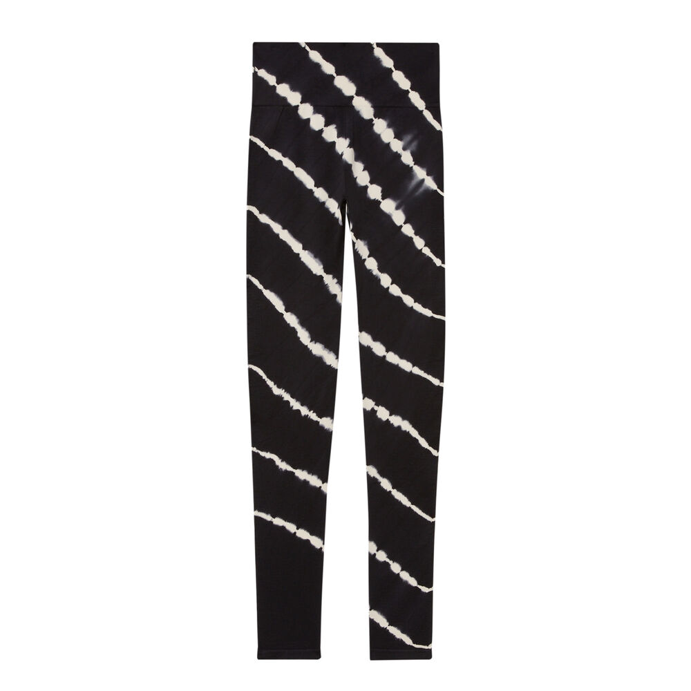 Leggings deportivos con efecto tie and dye - negro negro.
