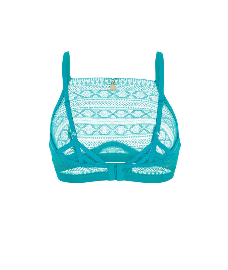 Sujetador de encaje - azul pavo real azul pavo real.