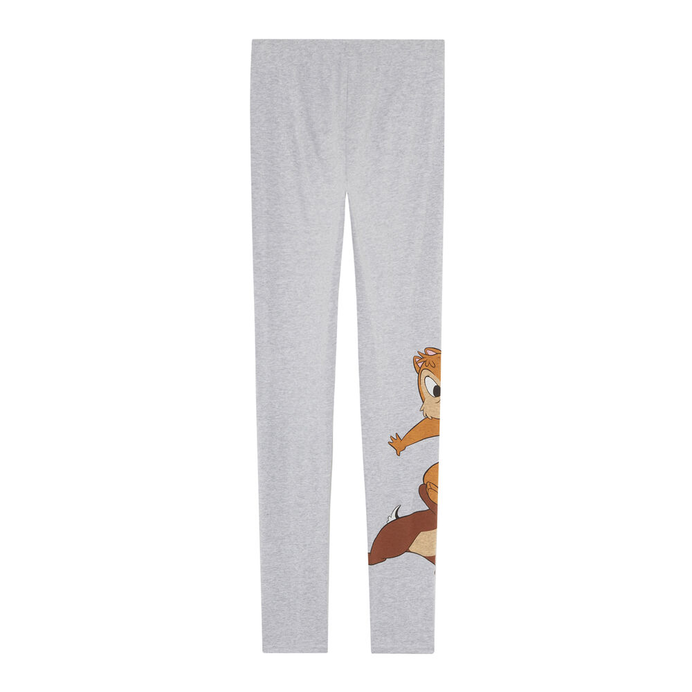 Leggings con estampado chip y chop - gris gris.