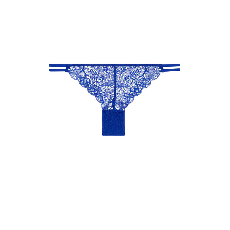 Braguita brasileña de encaje - azul Braguita brasileña de encaje - azul;