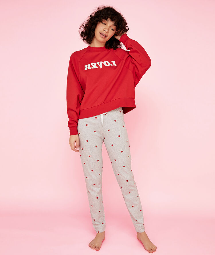 Sudadera roja realoveriz red.