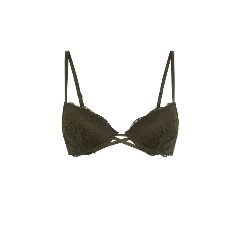 Sujetador push-up caqui everydayiz Sujetador push-up caqui everydayiz;