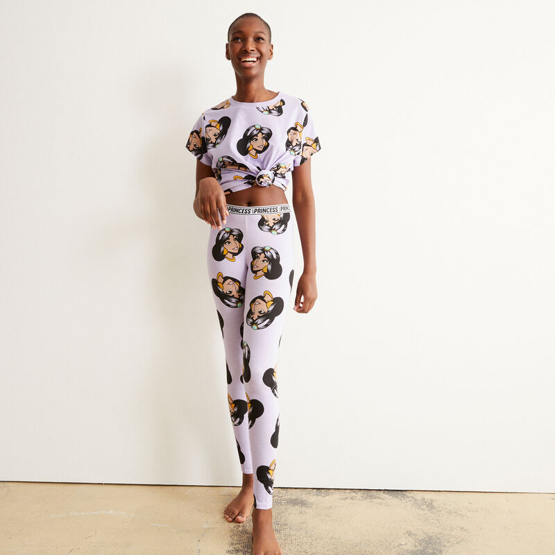leggings con motivos de Jasmine - violeta leggings con motivos de Jasmine - violeta;