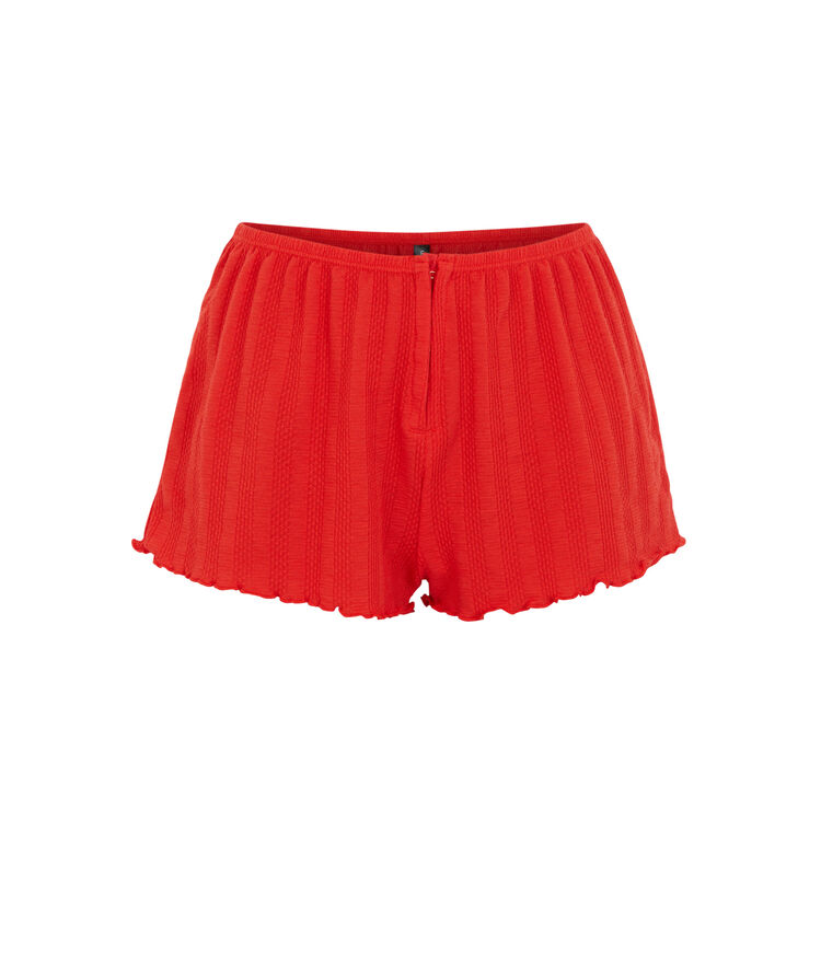 Short elástico en la cintura - rojo rojo.