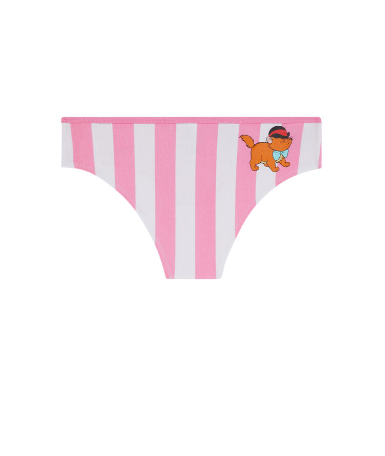 Braguita culotte de algodón estampado aristogatos catirayiz rosa.
