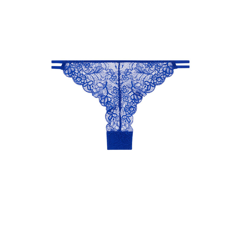 Braguita brasileña de encaje - azul Braguita brasileña de encaje - azul;