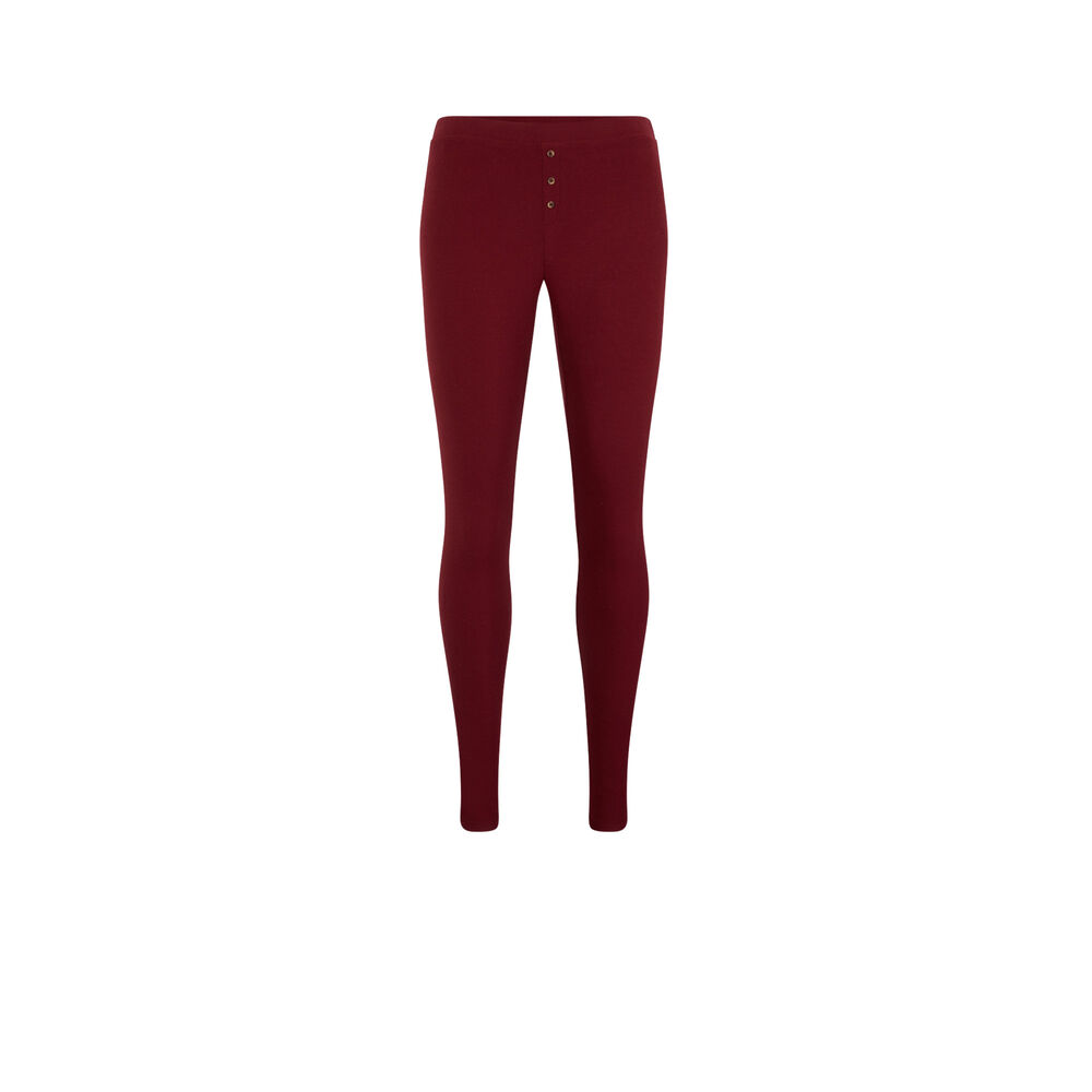 Legging liso - burdeos burdeos.