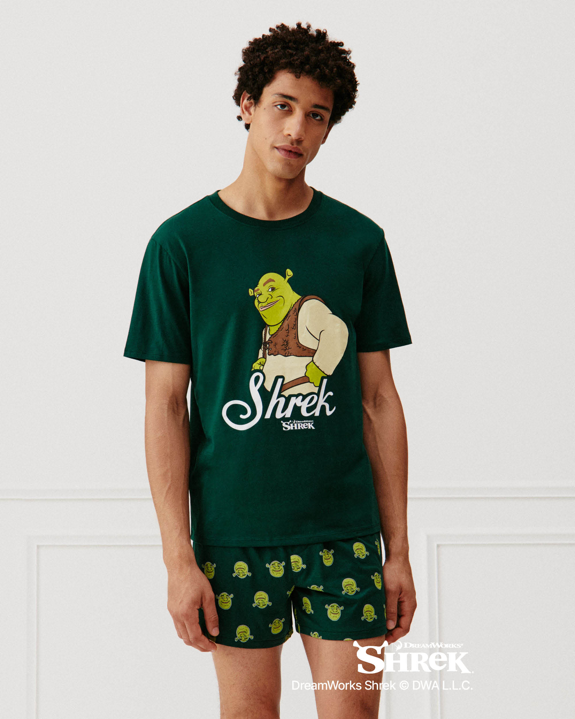 Pijama Hombre Verano Divertido INTIMO DreamWorks Shrek